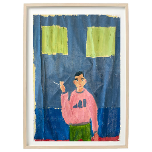 "Røyker med ny genser" (2021)