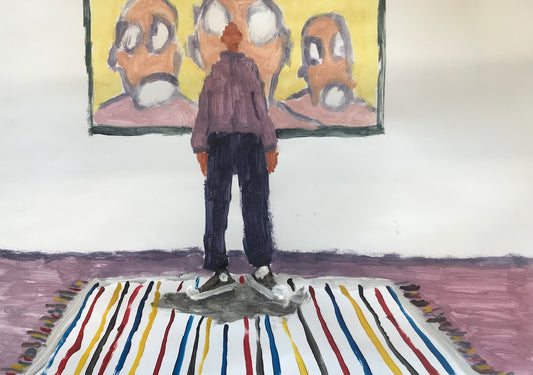 "Figur på teppe" (2020)