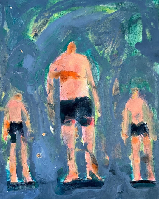 "Figura på stupebrett" (2022)