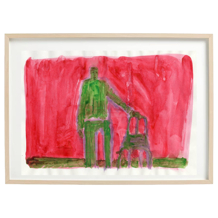 "Mann ved stol" (2023)